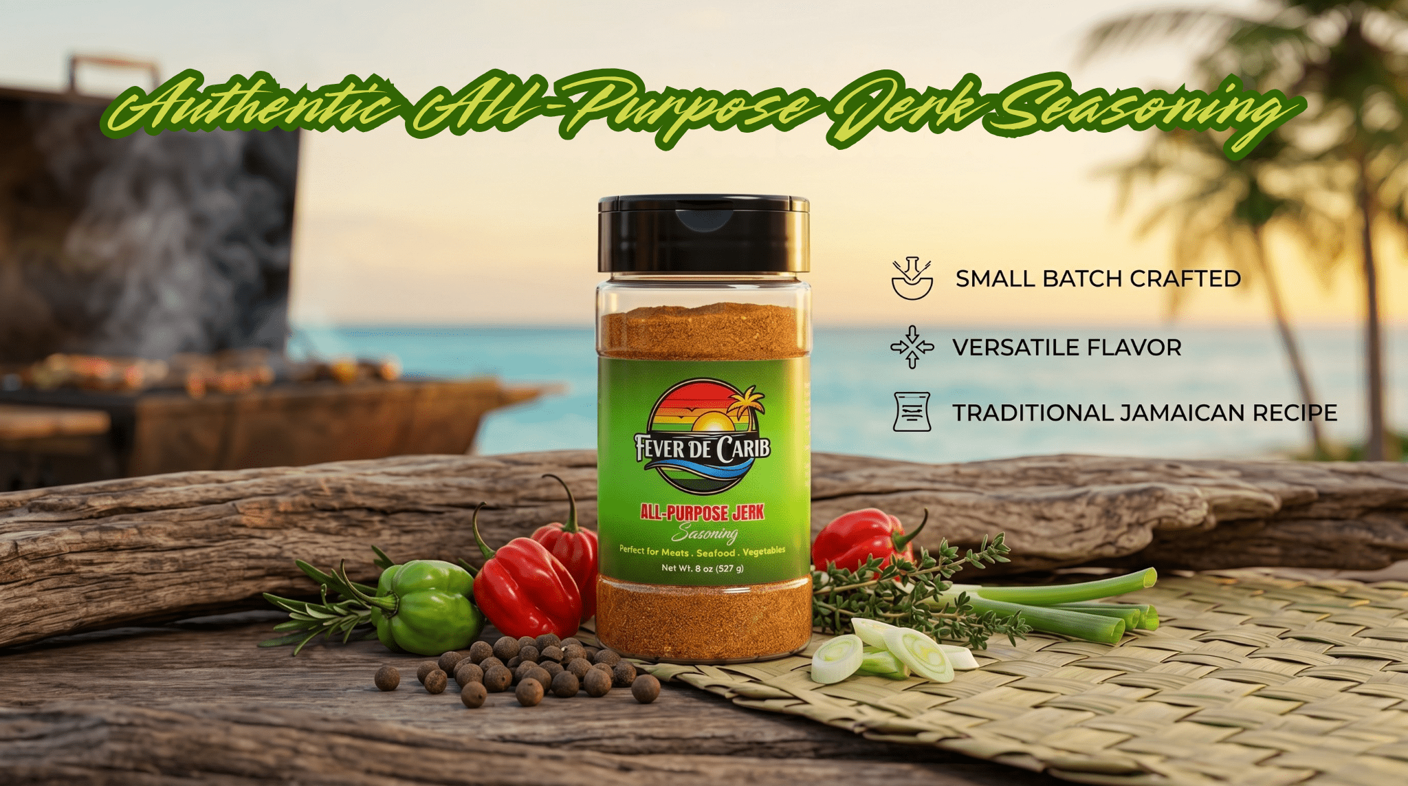 Fever De Carib All - Purpose Jerk Seasoning - Fever De Carib